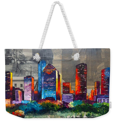 Houston, A Century in Contrast - Weekender Tote Bag