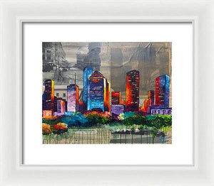 Houston, A Century in Contrast - Framed Print