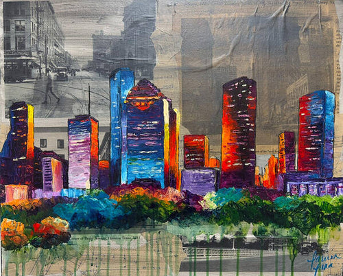 Houston, A Century in Contrast - Art Print