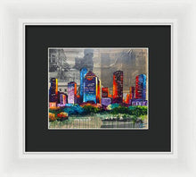 Load image into Gallery viewer, Houston, A Century in Contrast - Framed Print