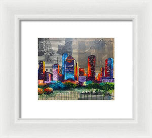 Houston, A Century in Contrast - Framed Print
