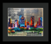 Load image into Gallery viewer, Houston, A Century in Contrast - Framed Print