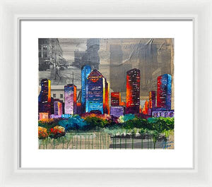 Houston, A Century in Contrast - Framed Print