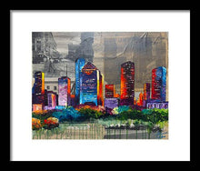 Load image into Gallery viewer, Houston, A Century in Contrast - Framed Print