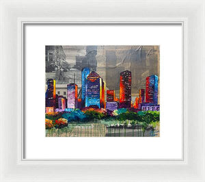 Houston, A Century in Contrast - Framed Print