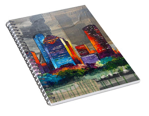 Houston, A Century in Contrast - Spiral Notebook