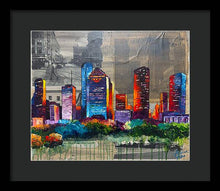 Load image into Gallery viewer, Houston, A Century in Contrast - Framed Print