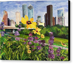 Houston Flowers - Canvas Print