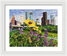 Load image into Gallery viewer, Houston Flowers - Framed Print