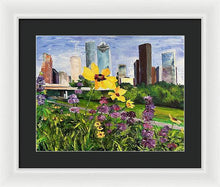 Load image into Gallery viewer, Houston Flowers - Framed Print