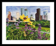 Load image into Gallery viewer, Houston Flowers - Framed Print