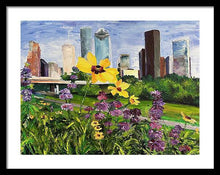 Load image into Gallery viewer, Houston Flowers - Framed Print