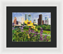 Load image into Gallery viewer, Houston Flowers - Framed Print