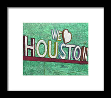 Load image into Gallery viewer, Houstons Heart - Framed Print