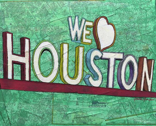 Houstons Heart - Art Print