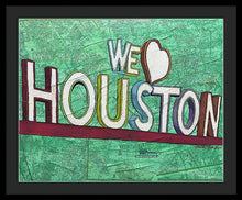 Load image into Gallery viewer, Houstons Heart - Framed Print