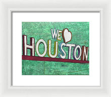 Load image into Gallery viewer, Houstons Heart - Framed Print