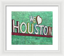 Load image into Gallery viewer, Houstons Heart - Framed Print