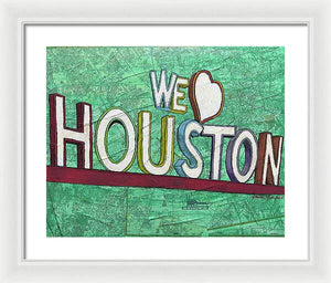 Houstons Heart - Framed Print