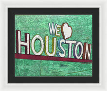 Load image into Gallery viewer, Houstons Heart - Framed Print