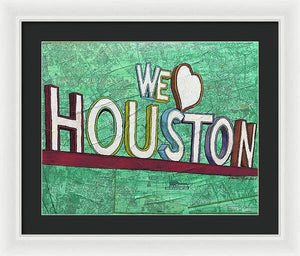 Houstons Heart - Framed Print