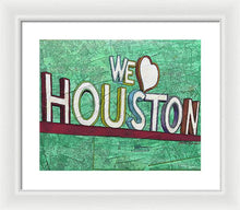Load image into Gallery viewer, Houstons Heart - Framed Print