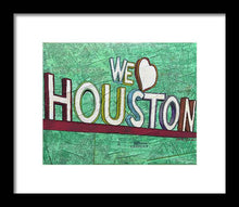 Load image into Gallery viewer, Houstons Heart - Framed Print
