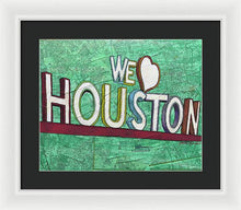 Load image into Gallery viewer, Houstons Heart - Framed Print