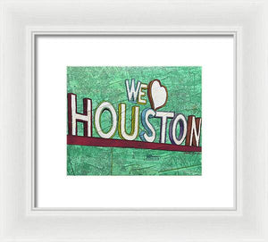 Houstons Heart - Framed Print