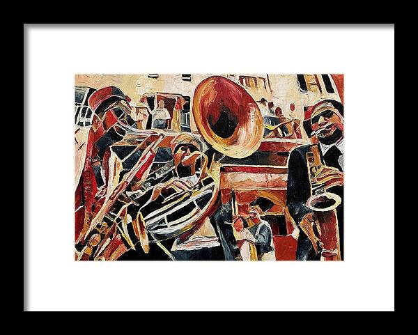 Saxy Dreams - Framed Print