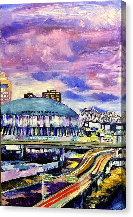 Superdome NOLA - Canvas Print