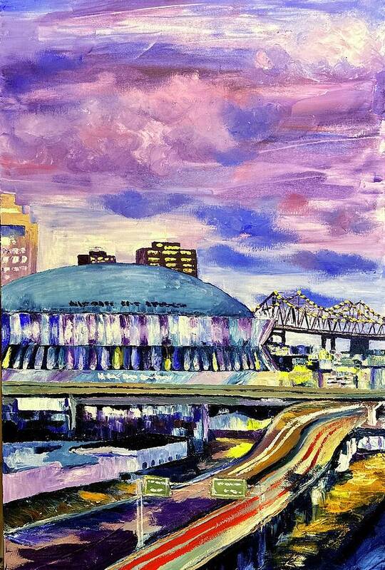 Superdome NOLA - Art Print