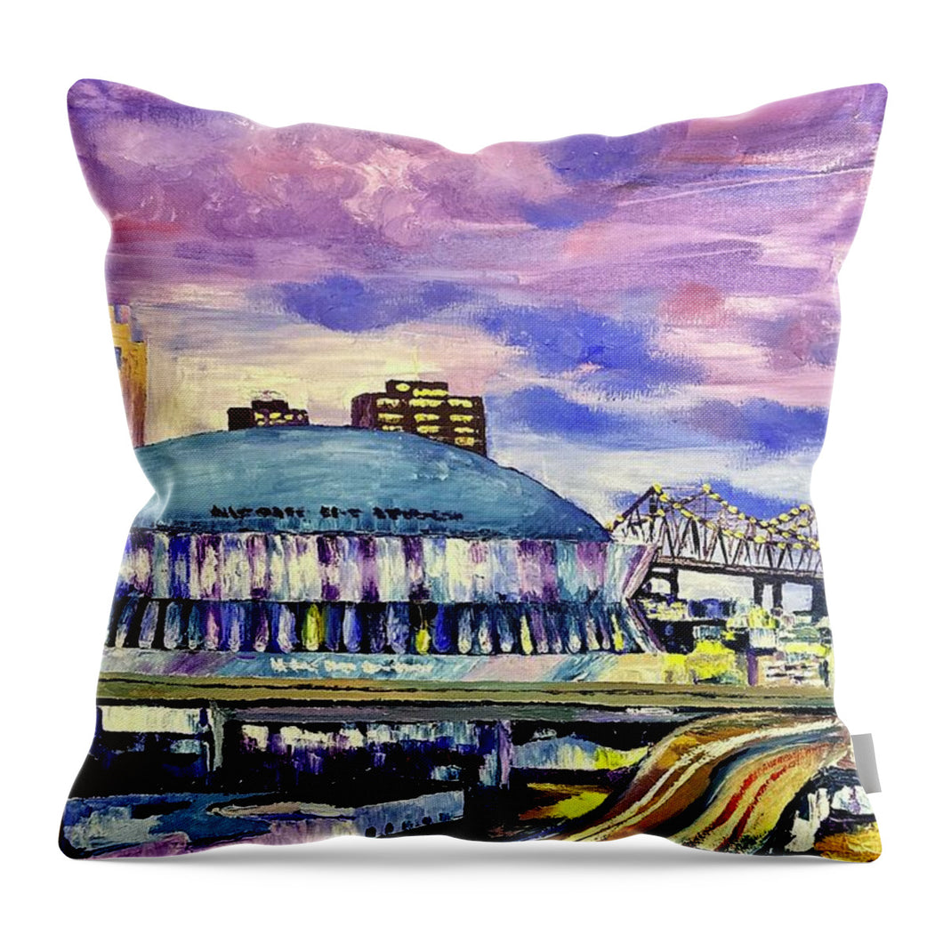 Superdome NOLA - Throw Pillow