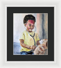 Load image into Gallery viewer, Teddys Checkup - Framed Print
