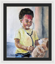 Load image into Gallery viewer, Teddys Checkup - Framed Print