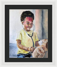Load image into Gallery viewer, Teddys Checkup - Framed Print