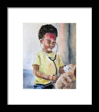Load image into Gallery viewer, Teddys Checkup - Framed Print
