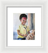 Load image into Gallery viewer, Teddys Checkup - Framed Print