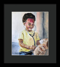Load image into Gallery viewer, Teddys Checkup - Framed Print