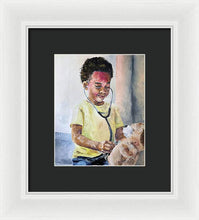 Load image into Gallery viewer, Teddys Checkup - Framed Print