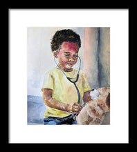 Load image into Gallery viewer, Teddys Checkup - Framed Print
