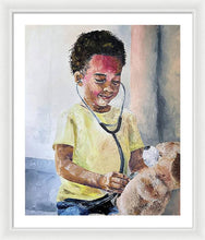 Load image into Gallery viewer, Teddys Checkup - Framed Print