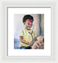 Load image into Gallery viewer, Teddys Checkup - Framed Print