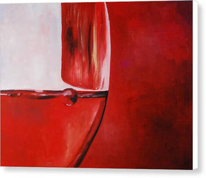 A Glass of Wine - Canvas Print