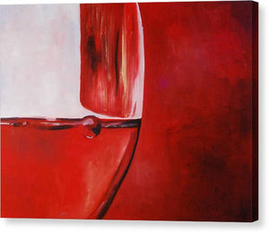 A Glass of Wine - Canvas Print
