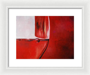 A Glass of Wine - Framed Print