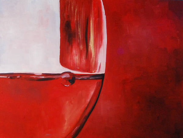 A Glass of Wine - Art Print