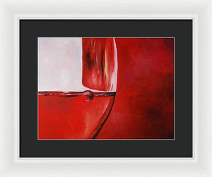 A Glass of Wine - Framed Print