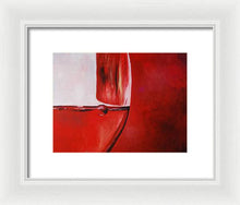 Load image into Gallery viewer, A Glass of Wine - Framed Print
