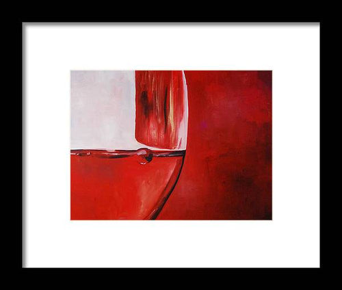 A Glass of Wine - Framed Print